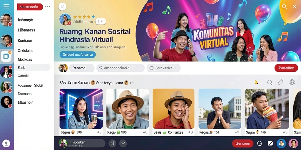 Tampilan utama aplikasi yang menarik perhatian.