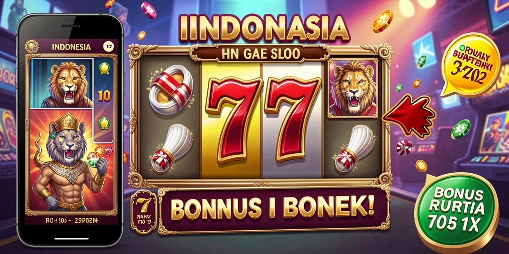 Screenshot menunjukkan halaman utama dengan berbagai pilihan permainan.
