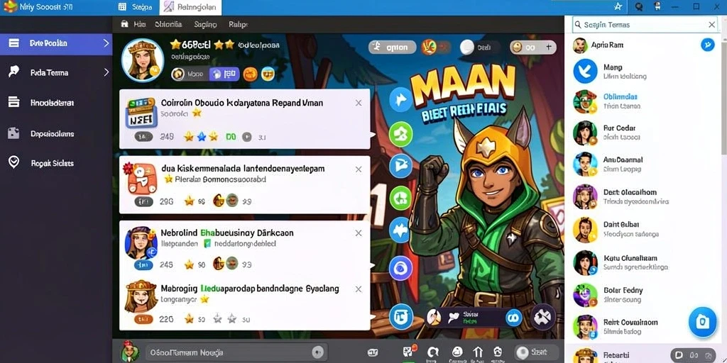 Tampilan antarmuka yang user-friendly dan menarik.