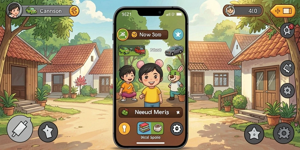 Tampilan grafis yang mengagumkan dan penuh warna.