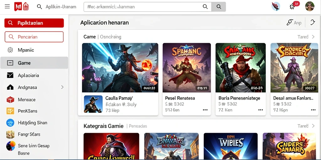 Tampilan antarmuka yang modern dan menarik.