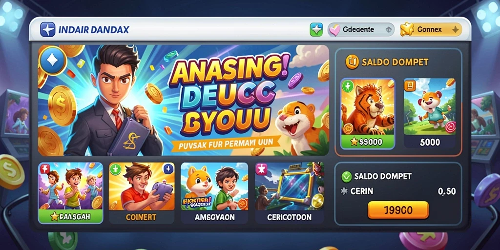 Tangkapan layar dari fitur pemilihan karakter yang menarik.