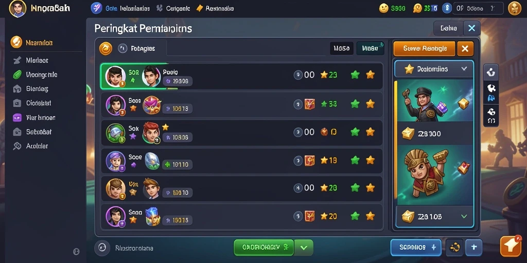 Layar utama OKGAMES dengan berbagai pilihan game.