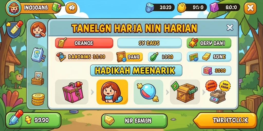 Screenshot menampilkan karakter utama dalam aksi.